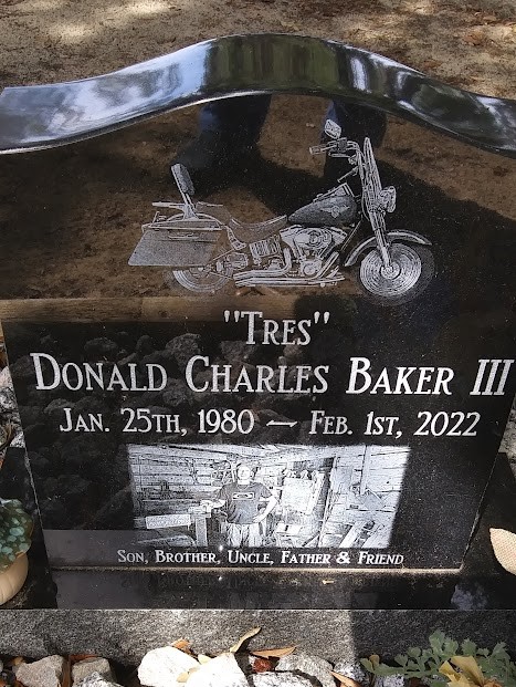 Headstone for Baker III, Donald Charles 